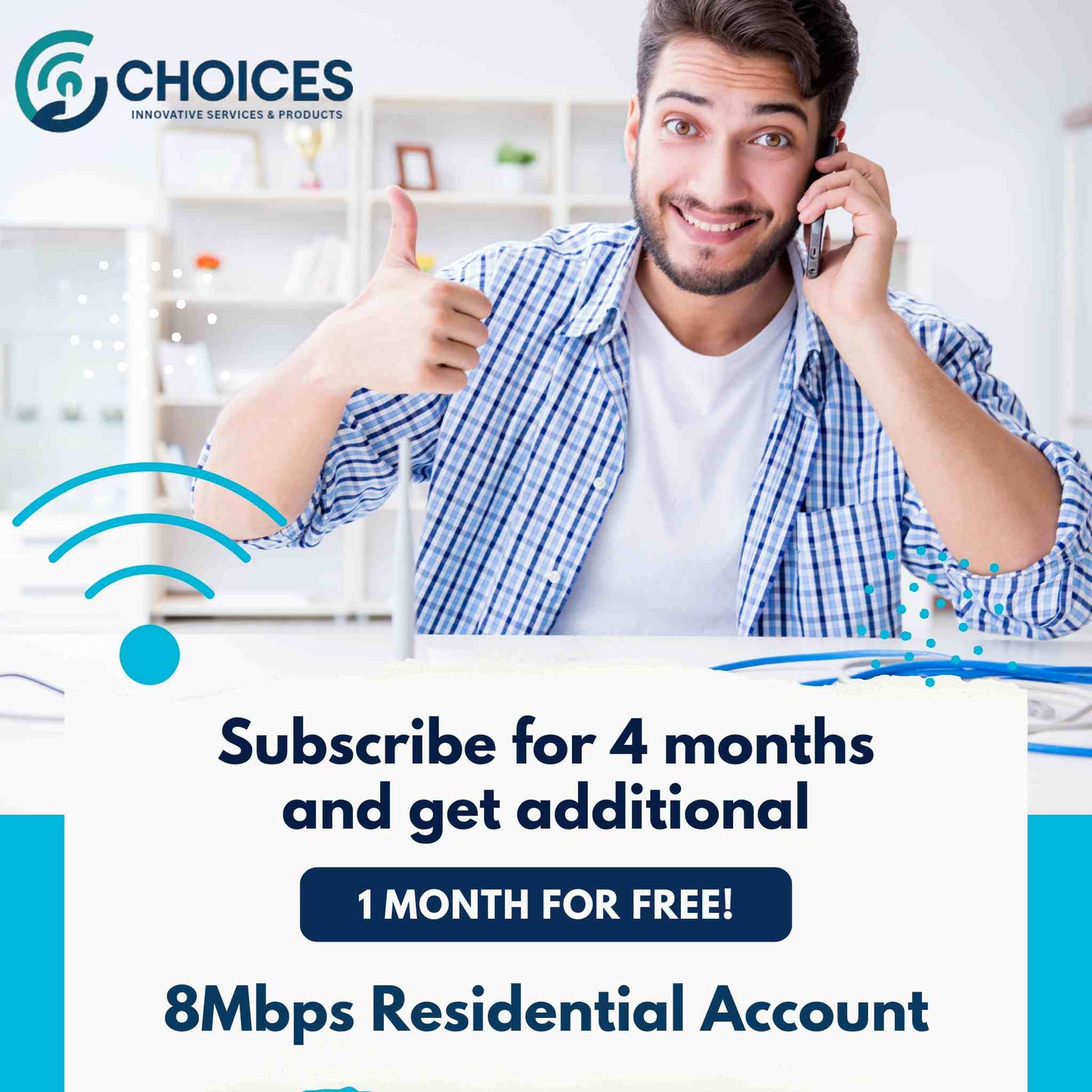8 Mbps Residential Plan