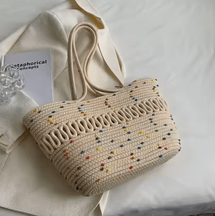 Confetti Tote – Colorful Handwoven Rope Bag - Choices