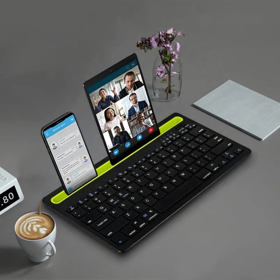 Wireless Keyboard with Card Slot