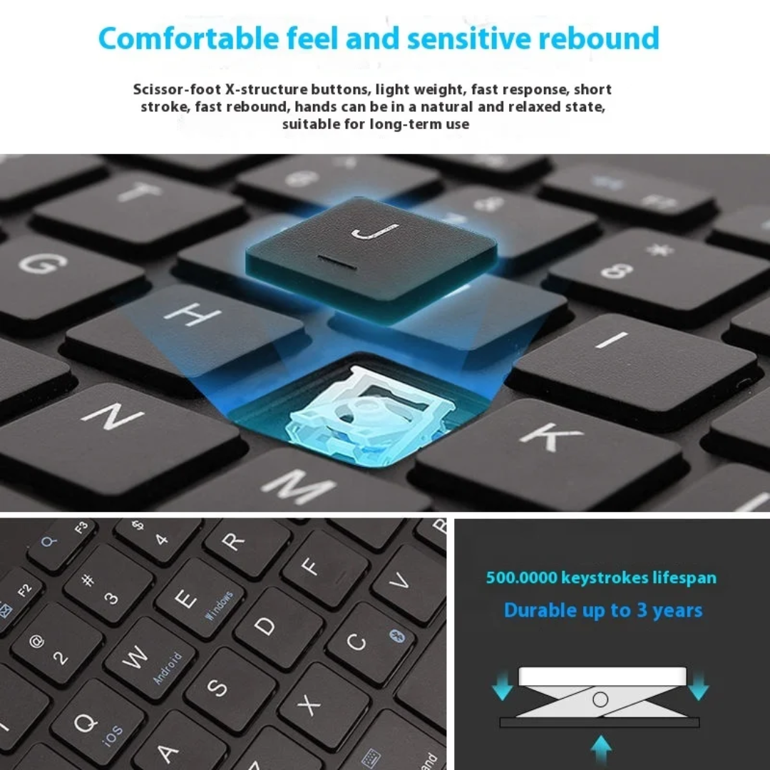 Wireless Keyboard with Card Slot