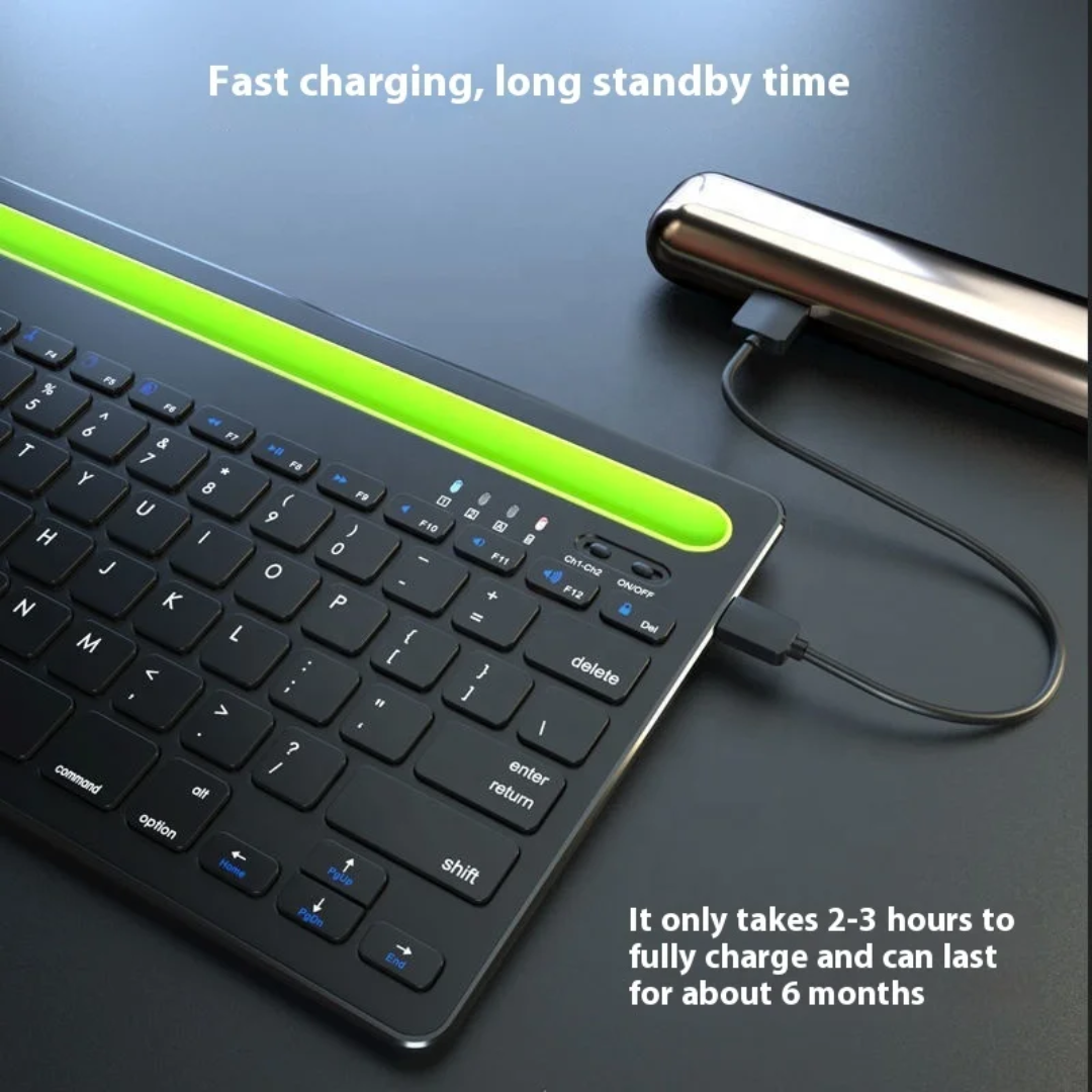 Wireless Keyboard with Card Slot