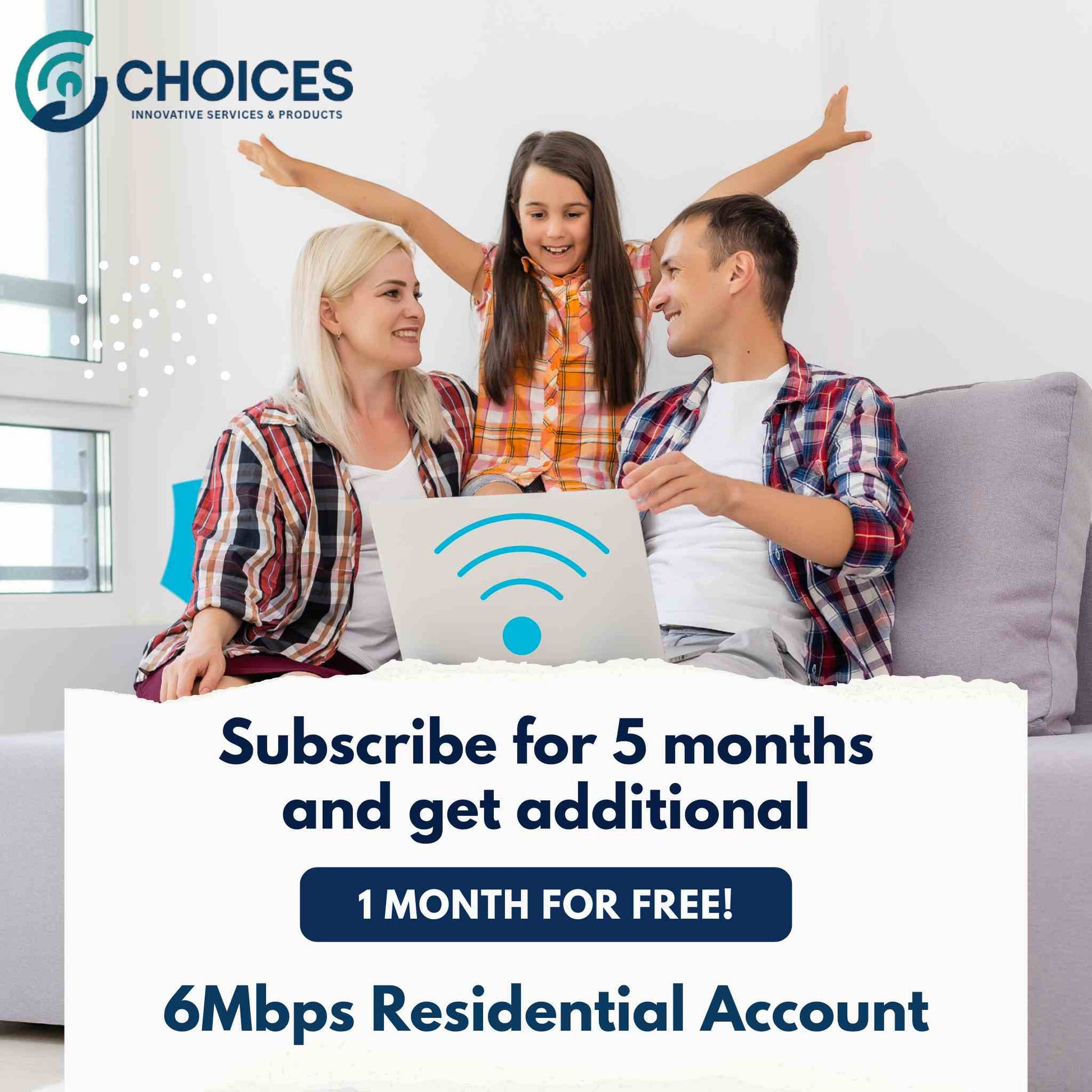 6 Mbps Residential Plan - Choices