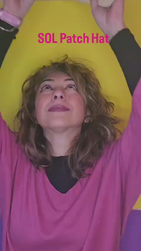 Sol Patch Hat — Lightweight, Stylish, Handwoven Look