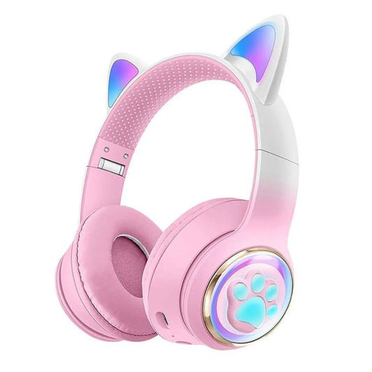 Bluetooth headphones cat design